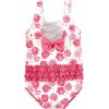 imageHudson Baby Girls Baby and Toddler SwimsuitPink Roses Toddler
