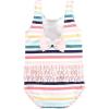 imageHudson Baby Girls Baby and Toddler SwimsuitSunset Stripe Baby
