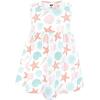 imageHudson Baby Infant and Toddler Girls Cotton Dress and Cardigan SetBy the Sea