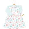 imageHudson Baby Infant and Toddler Girls Cotton Dress and Cardigan SetBy the Sea