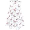 imageHudson Baby Infant and Toddler Girls Cotton Dress and Cardigan SetCarousel Horse