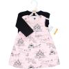 imageHudson Baby Infant and Toddler Girls Cotton Dress and Cardigan SetFairytale Princess