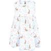 imageHudson Baby Infant and Toddler Girls Cotton Dress and Cardigan SetFloral Bunnies