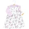 imageHudson Baby Infant and Toddler Girls Cotton Dress and Cardigan SetGarden Fairies