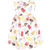 imageHudson Baby Infant and Toddler Girls Cotton Dress and Cardigan SetIce Cream and Popsicles