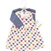imageHudson Baby Infant and Toddler Girls Cotton Dress and Cardigan SetIndigo Hearts