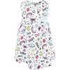 imageHudson Baby Infant and Toddler Girls Cotton Dress and Cardigan SetPink Doodles