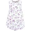 imageHudson Baby Infant and Toddler Girls Cotton Dress and Cardigan SetPurple Butterfly Floral