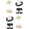 imageHudson Baby Girls 8Pc Headband and Socks Set Lace 09 Months