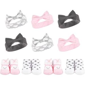 imageHudson Baby Baby Girls 10pc Headband and Socks SetCloud