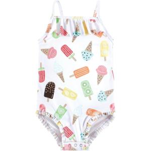 imageHudson Baby Girls Baby and Toddler SwimsuitIce Cream Popsicle Baby