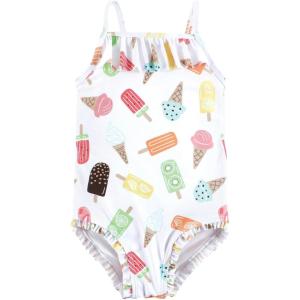 imageHudson Baby Girls Baby and Toddler SwimsuitIce Cream Popsicle Toddler