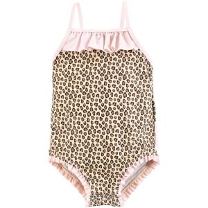 imageHudson Baby Girls Baby and Toddler SwimsuitLeopard Baby