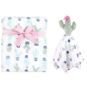 imageHudson Baby Unisex Baby Plush Blanket with Security Blanket Lion One SizeCactus