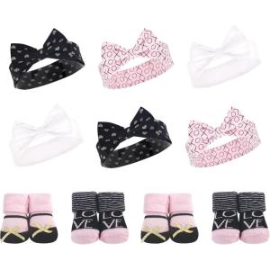 imageHudson Baby babygirls 10pc Headband and Socks SetLove