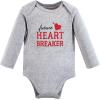 imageHudson Baby babyboys Cotton Longsleeve Bodysuits 3packValentine Heartbreaker
