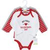 imageHudson Baby babyboys Cotton Longsleeve Bodysuits 3packValentine Heartbreaker