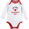 imageHudson Baby babyboys Cotton Longsleeve Bodysuits 3packValentine Heartbreaker