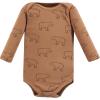 imageHudson Baby babyboys Cotton Longsleeve Bodysuits 7packBrown Bear