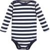 imageHudson Baby babyboys Cotton Longsleeve Bodysuits 7packSports Stripes