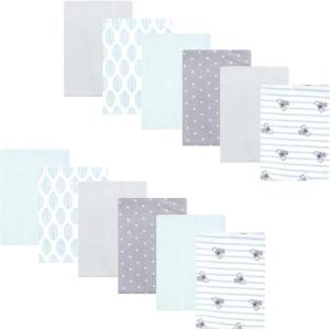 imageHudson Baby Cotton Flannel Burp Cloths 12Pack Bundle Koala Stripe One Size