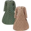 imageHudson Baby Unisex Baby Thermal Long Sleeve Sleeping Bag 2pk Bear Tree 612 Months