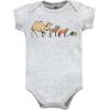 imageHudson Baby babyboys Cotton Bodysuits 5packDesert Animals