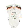 imageHudson Baby babyboys Cotton Bodysuits 5packDinosaur Adventures