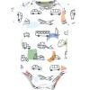 imageHudson Baby babyboys Cotton Bodysuits 5packFun Transportation
