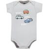 imageHudson Baby babyboys Cotton Bodysuits 5packFun Transportation