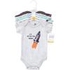 imageHudson Baby babyboys Cotton Bodysuits 5packOuter Space