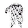 imageHudson Baby Unisex Baby Premium Quilted Zipper Sleep and PlayBear Gray Black