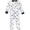 imageHudson Baby Unisex Baby Premium Quilted Zipper Sleep and PlayCars