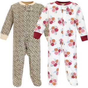 imageHudson Baby Unisex Baby Premium Quilted Zipper Sleep and PlayAutumn Rose