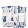 imageHudson Baby Cotton Flannel Burp Cloths 10Pack Sea Friends One Size