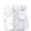 imageHudson Baby Cotton Flannel Burp Cloths 12Pack Bundle Modern Safari Friends One Size