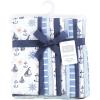 imageHudson Baby Cotton Flannel Burp Cloths 12Pack Bundle Sunshine And Sailboats One Size