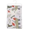 imageHudson Baby Cotton Flannel Burp Cloths 4Pack Multi Color Dino One Size