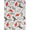 imageHudson Baby Cotton Flannel Burp Cloths 4Pack Multi Color Dino One Size
