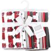 imageHudson Baby Infant Boys Cotton Flannel Burp Cloths 10Pack Fire Truck One Size
