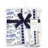 imageHudson Baby Infant Boys Cotton Flannel Burp Cloths 12Pack Bundle Born To Fly One Size