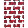 imageHudson Baby Infant Boys Cotton Flannel Burp Cloths 12Pack Bundle Fire Truck One Size