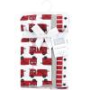 imageHudson Baby Infant Boys Cotton Flannel Burp Cloths 4Pack Fire Truck One Size