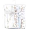 imageHudson Baby Unisex Baby Cotton Flannel Burp Cloths One SizeModern Safari Friends