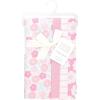 imageHudson Baby Unisex Baby Cotton Flannel Burp Cloths One SizePink Daisies