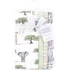 imageHudson Baby Unisex Baby Cotton Flannel Burp Cloths One SizeWild Safari Adventures