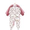 imageHudson Baby Unisex Baby Cotton Sleep and PlayMauve Floral Love