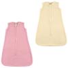 imageGrow with Me Wearable Fleece Sleeping Bag 2PackSolid PinkSolid Cream