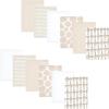 imageHudson Baby Cotton Flannel Burp Cloths 12Pack Bundle Giraffe One Size