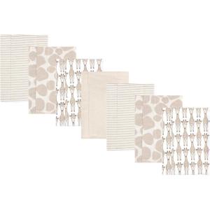 imageHudson Baby Cotton Flannel Burp Cloths 7Pack Giraffe One Size